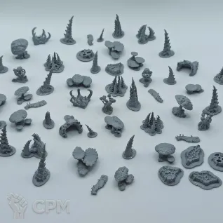 Описание картинки Decorations for bases (Var1) от WebWay 3D по цене 450руб | Свободный Рынок Миниатюр - СРМ