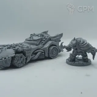Описание картинки Ork Batman от WebWay 3D по цене 1 250руб | Свободный Рынок Миниатюр - СРМ