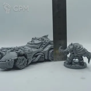 Описание картинки Ork Batman от WebWay 3D по цене 1 250руб | Свободный Рынок Миниатюр - СРМ