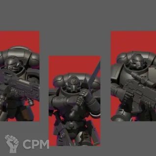 Описание картинки Intercessor Squad (10 бойцов) от Tridax Forge по цене 350руб | Свободный Рынок Миниатюр - СРМ