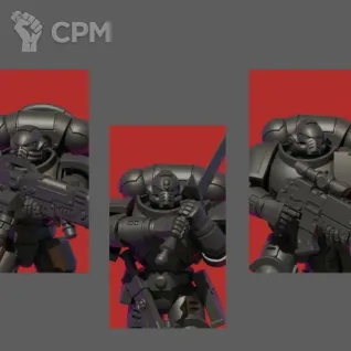 Описание картинки Hellblaster Squad (10 плазменников) от Tridax Forge по цене 400руб | Свободный Рынок Миниатюр - СРМ