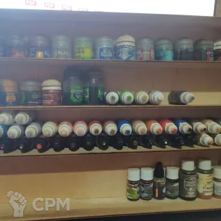 Описание картинки Краски CItadel,Pacific88 и другие + стенд для красок от we needs more dakka по цене 100руб | Свободный Рынок Миниатюр - СРМ