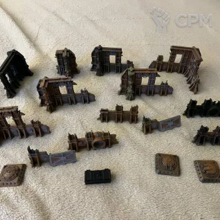 Описание картинки Остатки Moon Base Klaisus + Stc Ryza-Pattern Ruins от Dudod по цене 100руб | Свободный Рынок Миниатюр - СРМ