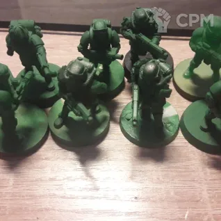Описание картинки тяжелые гвардейцы/арбайтес/ имперская армия от Серго Папперкрафт по цене 100руб | Свободный Рынок Миниатюр - СРМ