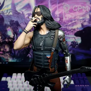 Описание картинки Джонни Сильверхенд (Cyberpunk 2077) от Lucky Pants по цене 100руб | Свободный Рынок Миниатюр - СРМ