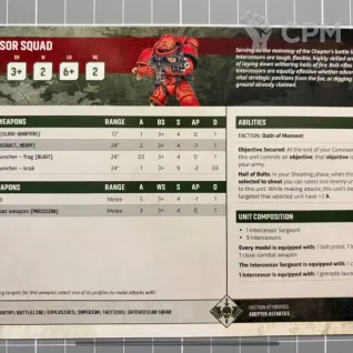 Описание картинки [GW] Armageddon - Intercessor Squad 10 + Bases + Datasheet от Vadimsylk по цене 100руб | Свободный Рынок Миниатюр - СРМ