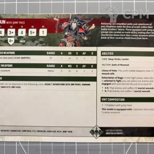 Описание картинки [GW] Armageddon - Chaplain with Jump Pack + Base + Datasheet от Vadimsylk по цене 100руб | Свободный Рынок Миниатюр - СРМ