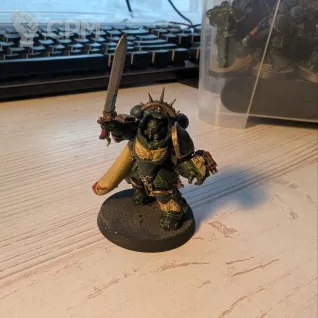 Описание картинки Primaris Captain in Gravis Armour от OnuXD по цене 100руб | Свободный Рынок Миниатюр - СРМ