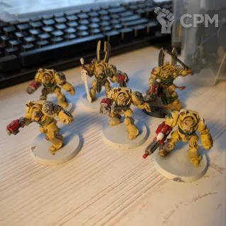 Описание картинки Deathwing Terminator Squad от OnuXD по цене 100руб | Свободный Рынок Миниатюр - СРМ