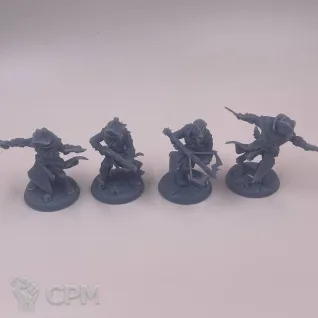 Описание картинки Вервольфы инквизиторы в шляпах от Подземный человек по цене 400руб | Свободный Рынок Миниатюр - СРМ