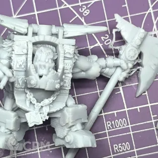 Описание картинки Warboss in Mega Armour от Taptus по цене 100руб | Свободный Рынок Миниатюр - СРМ