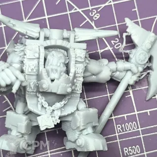 Описание картинки Warboss in Mega Armour от Taptus по цене 100руб | Свободный Рынок Миниатюр - СРМ