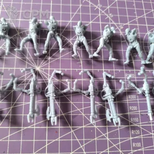 Описание картинки Necron warriors 10 штук - пачка 4 от Taptus по цене 100руб | Свободный Рынок Миниатюр - СРМ