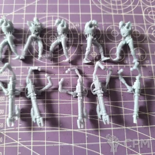 Описание картинки Necron warriors 10 штук - пачка 1 от Taptus по цене 100руб | Свободный Рынок Миниатюр - СРМ