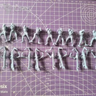 Описание картинки Necron warriors 10 штук - пачка 1 от Taptus по цене 100руб | Свободный Рынок Миниатюр - СРМ