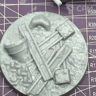 Описание картинки Warboss in Mega Armour от Taptus по цене 100руб | Свободный Рынок Миниатюр - СРМ
