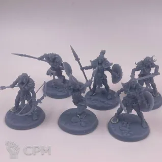 Описание картинки Северные эльфы от Подземный человек по цене 300руб | Свободный Рынок Миниатюр - СРМ