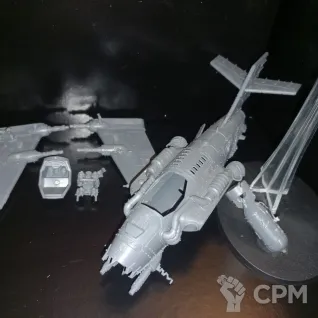 Описание картинки Orks Dakkajet от Rathunter13 по цене 100руб | Свободный Рынок Миниатюр - СРМ