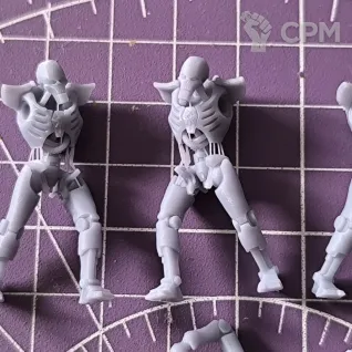Описание картинки Necron warriors 10 штук - пачка 2 от Taptus по цене 100руб | Свободный Рынок Миниатюр - СРМ