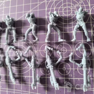 Описание картинки Necron warriors 10 штук - пачка 2 от Taptus по цене 100руб | Свободный Рынок Миниатюр - СРМ