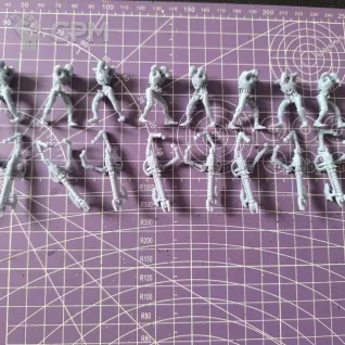 Описание картинки Necron warriors 10 штук - пачка 5 от Taptus по цене 100руб | Свободный Рынок Миниатюр - СРМ