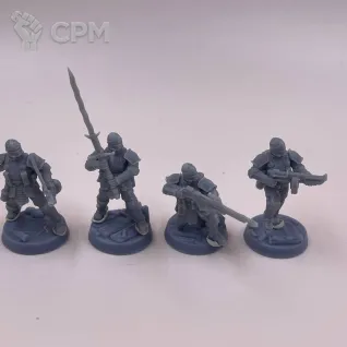 Описание картинки TRENCH CRUSADE. Новая Антиохия. New Antioch. Shocktroopers. Штурмовики. от Подземный человек по цене 200руб | Свободный Рынок Миниатюр - СРМ