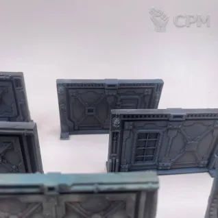 Описание картинки Bulkhead Doors от Подземный человек по цене 300руб | Свободный Рынок Миниатюр - СРМ