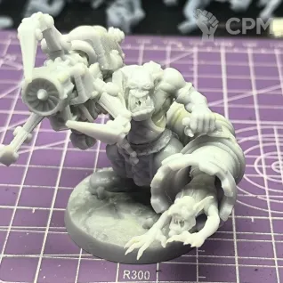 Описание картинки Big Mek With Shokk Attack Gun от Taptus по цене 100руб | Свободный Рынок Миниатюр - СРМ