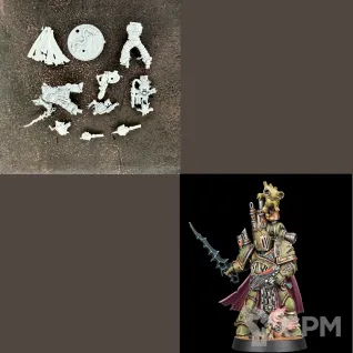 Описание картинки Gangrus (Plague Champion) от Marshal Catmaldus по цене 100руб | Свободный Рынок Миниатюр - СРМ