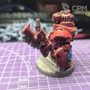 Описание картинки Warboss in Mega Armour ГРОТ от Taptus по цене 100руб | Свободный Рынок Миниатюр - СРМ