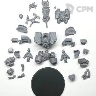 Описание картинки Bray'arth Ashmantle salamanders dreadnought литье от Aeсius по цене 100руб | Свободный Рынок Миниатюр - СРМ