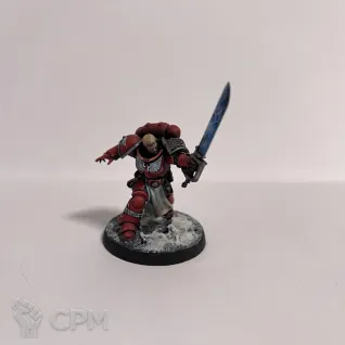 Описание картинки Лейтенант Blood angels от Solo по цене 100руб | Свободный Рынок Миниатюр - СРМ