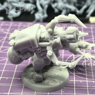 Описание картинки Big Mek With Shokk Attack Gun от Taptus по цене 100руб | Свободный Рынок Миниатюр - СРМ