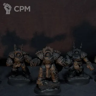 Описание картинки Chaos terminators + sorcerer in terminator armour от PKohman по цене 100руб | Свободный Рынок Миниатюр - СРМ