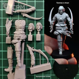 Описание картинки Принц Персии 54мм (Prince of persia) от Forfun Miniatures по цене 350руб | Свободный Рынок Миниатюр - СРМ