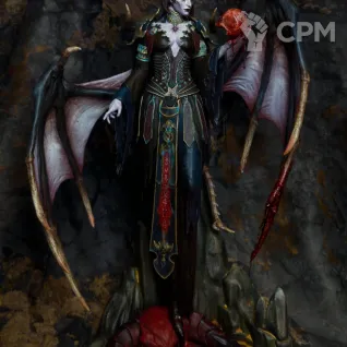 Описание картинки Lilith Mother of Sanctuary Diablo 4 от  по цене 50 000руб | Свободный Рынок Миниатюр - СРМ