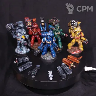 Описание картинки Desolation Squad конверсия (альт.) от Arrowhead Miniatures по цене 1 000руб | Свободный Рынок Миниатюр - СРМ