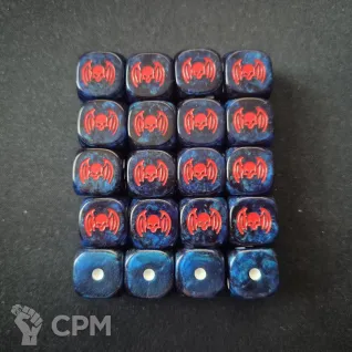 Описание картинки 20 кубов Night Lords от Icemad по цене 100руб | Свободный Рынок Миниатюр - СРМ