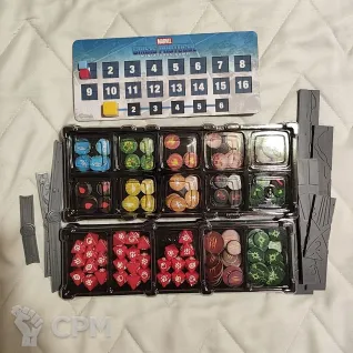 Описание картинки Все аксессуары для Marvel (кубы, линейки, жетоны и тд) от Ник Без по цене 100руб | Свободный Рынок Миниатюр - СРМ