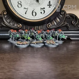 Описание картинки Novokh Necron Warriors Gauss Reapers + Canoptek Scarab Swarms 2 от Flayedex по цене 100руб | Свободный Рынок Миниатюр - СРМ
