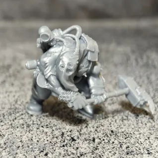 Описание картинки Renegade Ogryn Berserker with Hammer от 3Д-Печка по цене 300руб | Свободный Рынок Миниатюр - СРМ