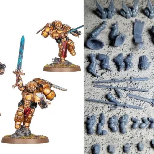 Описание картинки Sanguinary Guard от 3Д-Печка по цене 400руб | Свободный Рынок Миниатюр - СРМ