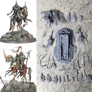 Описание картинки Wight King/Lord on Skeletal Steed от 3Д-Печка по цене 400руб | Свободный Рынок Миниатюр - СРМ