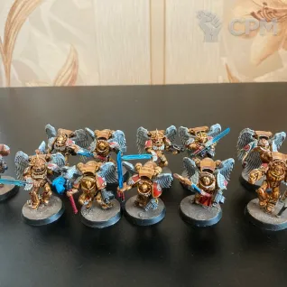 Описание картинки Sanguinary Guard old + Dante old от Danon по цене 1 900руб | Свободный Рынок Миниатюр - СРМ