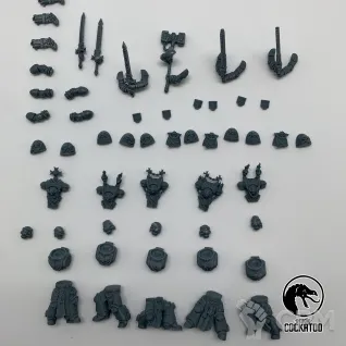 Описание картинки Black Templars от Studio Cockatoo по цене 100руб | Свободный Рынок Миниатюр - СРМ