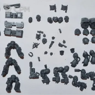 Описание картинки Space Marines Terminator Squad (2020) от Zifikus по цене 1 135руб | Свободный Рынок Миниатюр - СРМ