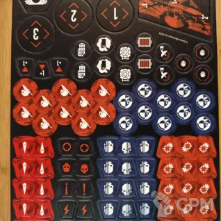 Описание картинки Токены из Kill Team Starter Set от Пилорама по цене 500руб | Свободный Рынок Миниатюр - СРМ