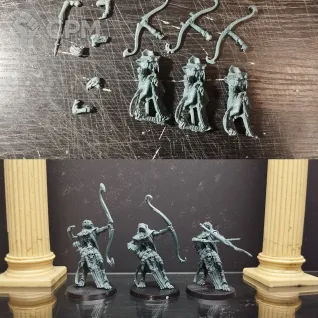 Описание картинки Tomb kings ushabti with great bows от VsePrah по цене 1 300руб | Свободный Рынок Миниатюр - СРМ