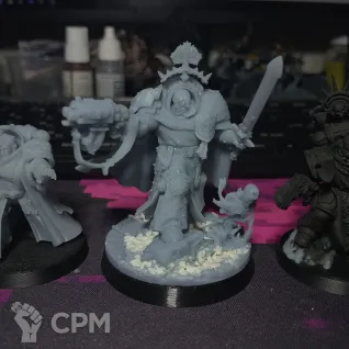 Описание картинки Belial the Grandmaster of the Deathwing от Lazurith по цене 100руб | Свободный Рынок Миниатюр - СРМ