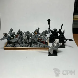 Описание картинки Empire Crossbowmen + Capitan + 2 Mage от Cleric по цене 100руб | Свободный Рынок Миниатюр - СРМ